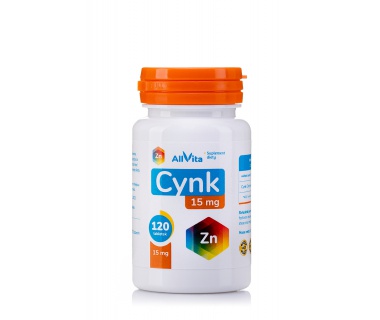 Cynk 15 mg 120 tabletek