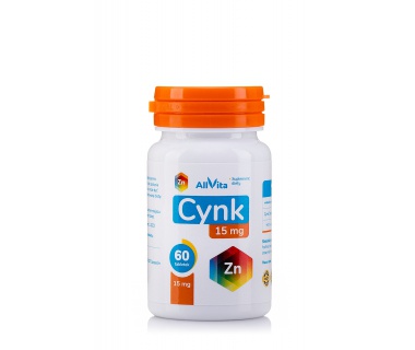 Cynk 15 mg 60 tabletek